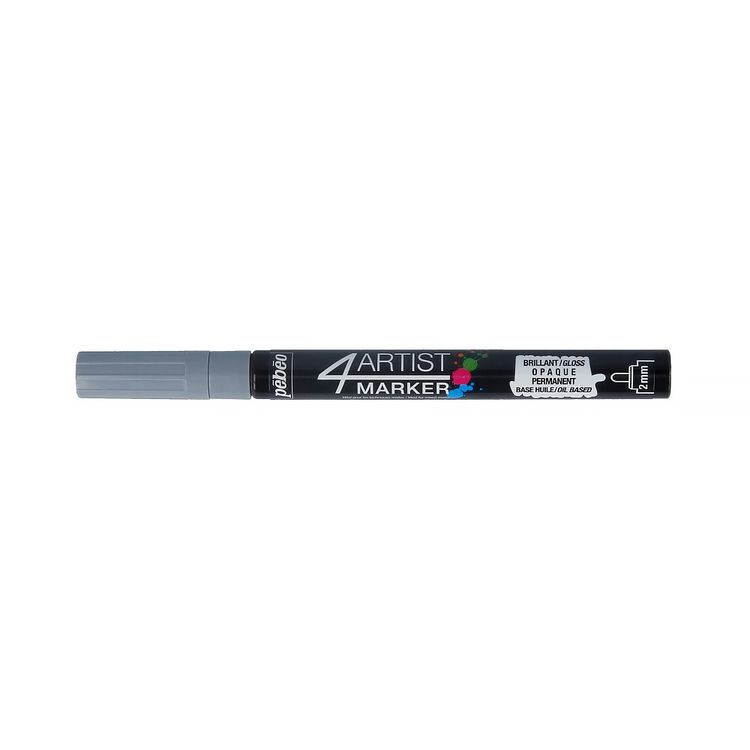 Маркер художественный PEBEO 4Artist Marker 580048 на масляной основе, 2 мм, перо, серый
Маркер художественный PEBEO 4Artist Marker 580048 на масляной основе, 2 мм, перо, серый