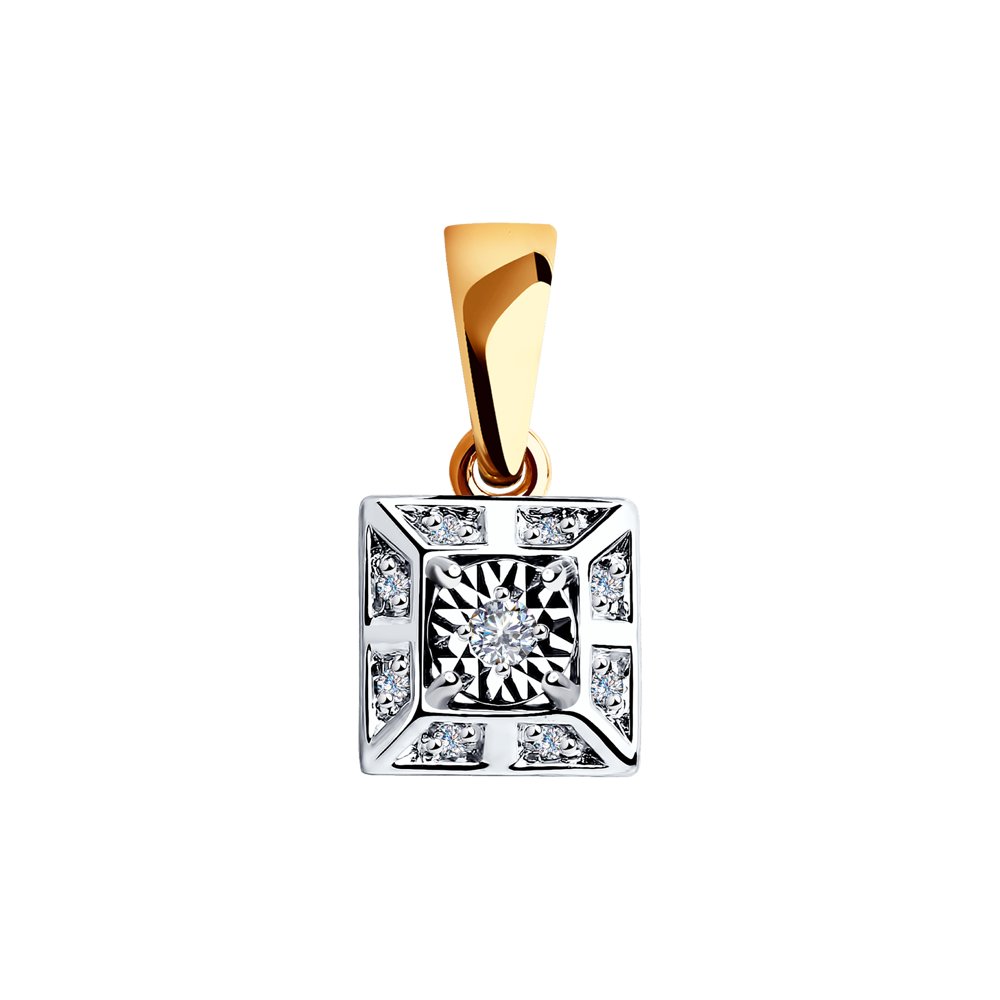 Кулон из красного золота/белого золота с бриллиантом SOKOLOV Diamonds 1030709, 1030709
Кулон из красного золота/белого золота с бриллиантом SOKOLOV Diamonds 1030709, 1030709