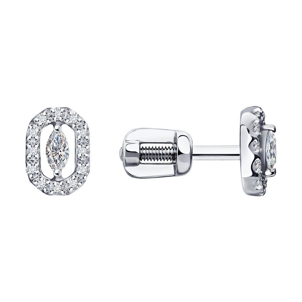 Серьги пусеты из белого золота SOKOLOV Diamonds 1022109-3, бриллиант, 1022109-3
Серьги пусеты из белого золота SOKOLOV Diamonds 1022109-3, бриллиант, 1022109-3