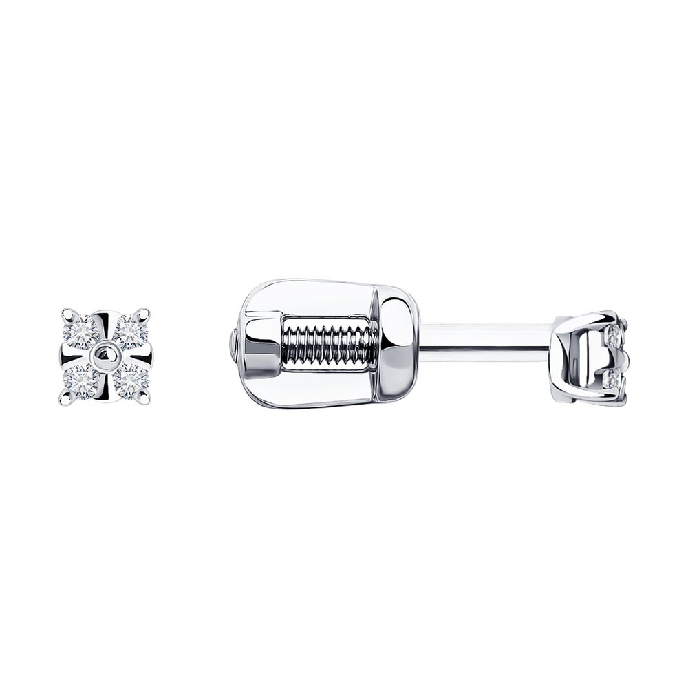Серьги пусеты из белого золота SOKOLOV Diamonds 1021913-3, бриллиант, 1021913-3
Серьги пусеты из белого золота SOKOLOV Diamonds 1021913-3, бриллиант, 1021913-3
