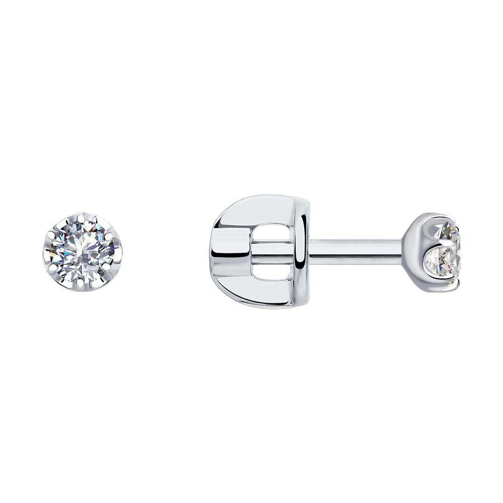 Серьги пусеты из белого золота SOKOLOV Diamonds 1021748-3, бриллиант, 1021748-3
Серьги пусеты из белого золота SOKOLOV Diamonds 1021748-3, бриллиант, 1021748-3