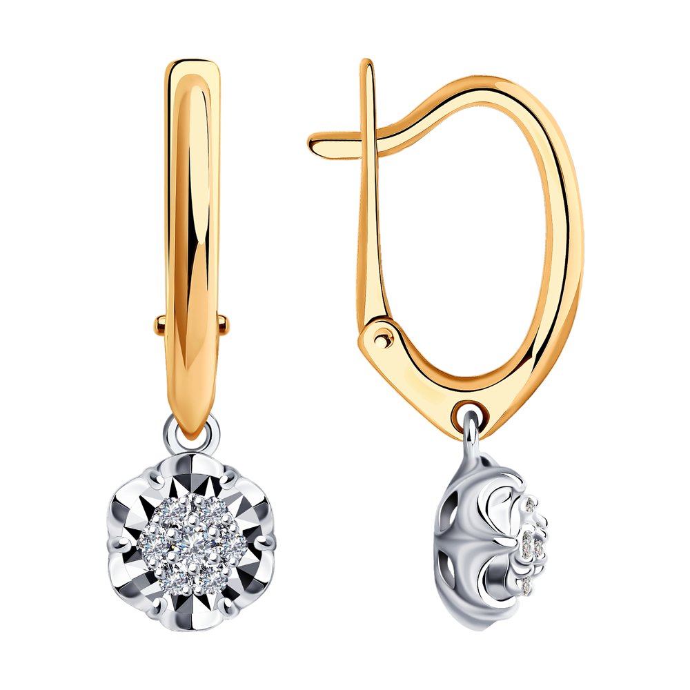 Серьги подвески из комбинированного золоа SOKOLOV Diamonds 1021738, бриллиант, 1021738
Серьги подвески из комбинированного золоа SOKOLOV Diamonds 1021738, бриллиант, 1021738
