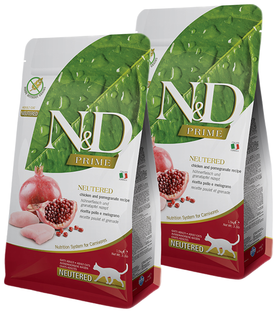 FARMINA FARMINA CAT N&D PRIME NEUTERED CHICKEN & POMEGRANATE беззерновой для взрослых каст
FARMINA FARMINA CAT N&D PRIME NEUTERED CHICKEN & POMEGRANATE беззерновой для взрослых каст
