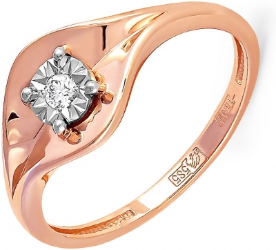 Кольцо из красного золота с бриллиантом р. 17 Kabarovsky 11-0892-1000, 11-0892-1000
Кольцо из красного золота с бриллиантом р. 17 Kabarovsky 11-0892-1000, 11-0892-1000