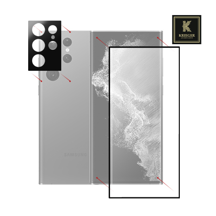 Бронекит 2 стекла для Samsung Galaxy S22 Ultra Krieger (1 дисплей + 1 камера), 2 для Samsung Galaxy S22 Ultra (1 дисплей + 1 камера)
Бронекит 2 стекла для Samsung Galaxy S22 Ultra Krieger (1 дисплей + 1 камера), 2 для Samsung Galaxy S22 Ultra (1 дисплей + 1 камера)