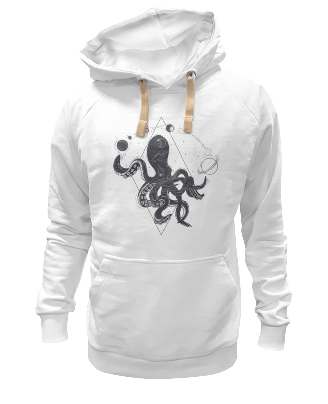Толстовка унисекс Printio Космос осьминог белая M, Белый, Космос осьминог 
Толстовка унисекс Printio Космос осьминог белая M, Белый, Космос осьминог