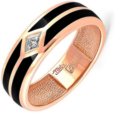 Кольцо из красного золота с бриллиантом/эмалью р. 18 Kabarovsky 1-0367-1002, 1-0367-1002
Кольцо из красного золота с бриллиантом/эмалью р. 18 Kabarovsky 1-0367-1002, 1-0367-1002