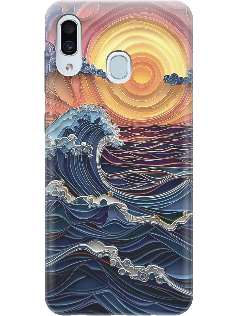 Силиконовый чехол на Samsung Galaxy A40 с принтом "Волны на закате", Прозрачный;оранжевый;синий, 720804310
Силиконовый чехол на Samsung Galaxy A40 с принтом "Волны на закате", Прозрачный;оранжевый;синий, 720804310