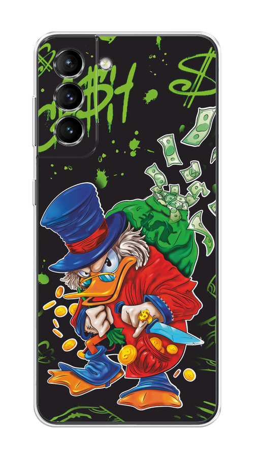 Чехол на Samsung Galaxy S21 "Скрудж Макдак с мешком денег", Красный;синий;зеленый;черный, 2101850-1
Чехол на Samsung Galaxy S21 "Скрудж Макдак с мешком денег", Красный;синий;зеленый;черный, 2101850-1