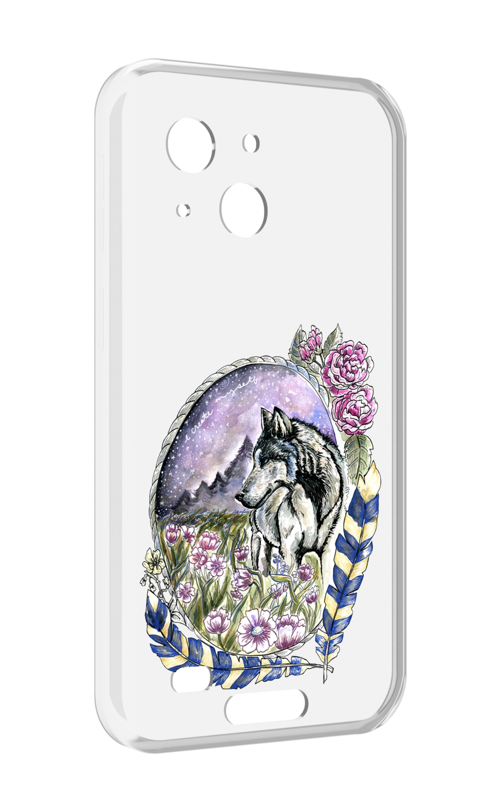 Чехол MyPads нарисованный волк в цветах с перьями для Oukitel WP20 / WP20 Pro, Прозрачный, Tocco
Чехол MyPads нарисованный волк в цветах с перьями для Oukitel WP20 / WP20 Pro, Прозрачный, Tocco