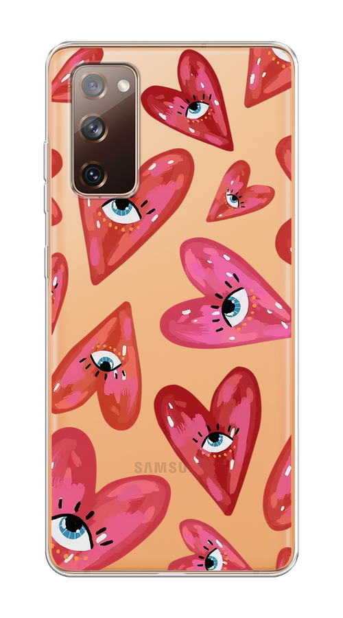 Чехол на Samsung Galaxy S20 FE "Сердечки с глазами", Коричневый;красный;розовый, 2101350-1
Чехол на Samsung Galaxy S20 FE "Сердечки с глазами", Коричневый;красный;розовый, 2101350-1