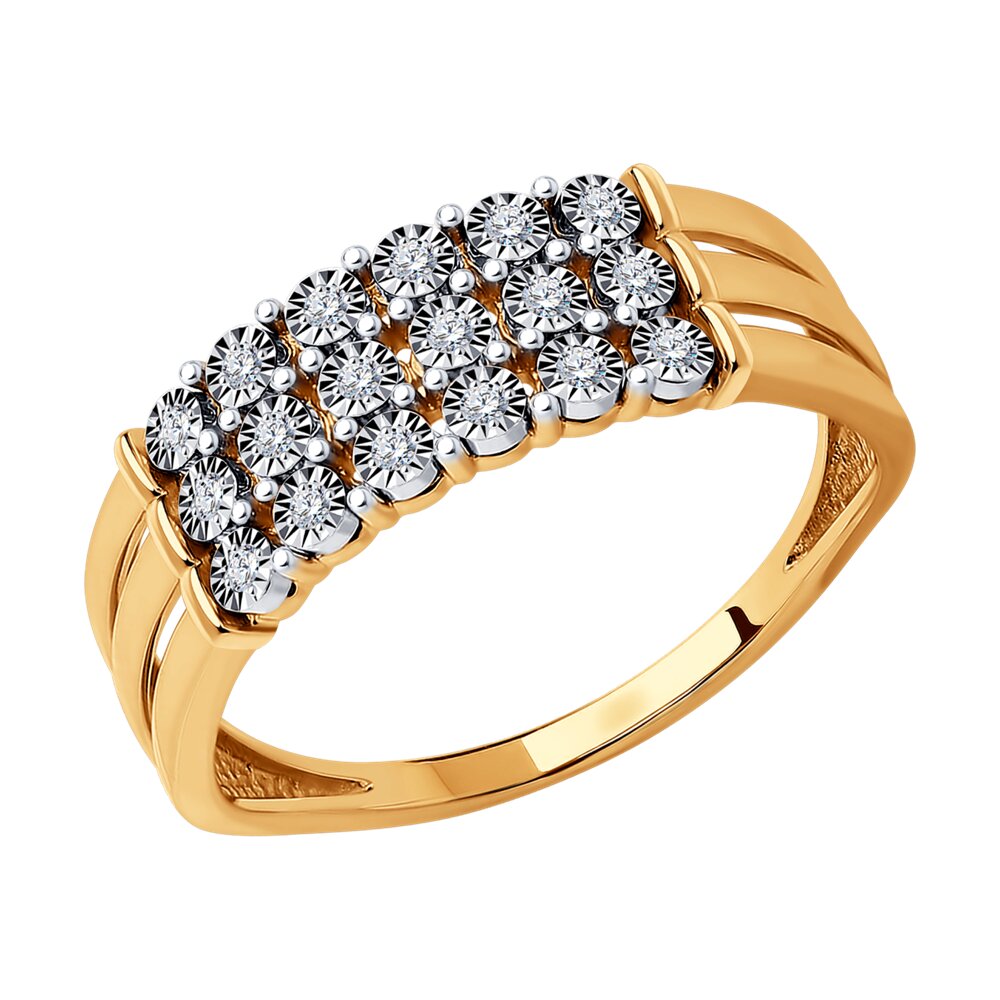 Кольцо из комбинированного золота с бриллиантом р. 16,5 SOKOLOV Diamonds 1012392, 1012392
Кольцо из комбинированного золота с бриллиантом р. 16,5 SOKOLOV Diamonds 1012392, 1012392
