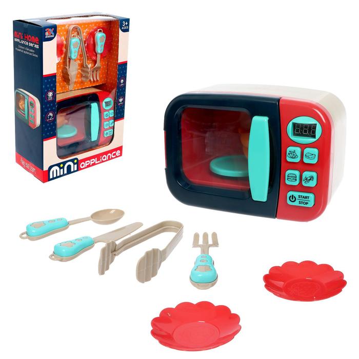 Бытовая техника «Микроволновая печь», свет, крутится тарелка, с аксессуарами
Бытовая техника «Микроволновая печь», свет, крутится тарелка, с аксессуарами