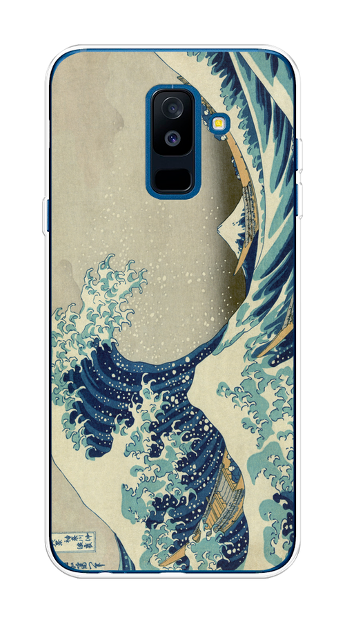 Чехол Awog на Samsung Galaxy A6 + "Большая волна в Канагаве", Серый;синий;голубой, 26050-9
Чехол Awog на Samsung Galaxy A6 + "Большая волна в Канагаве", Серый;синий;голубой, 26050-9