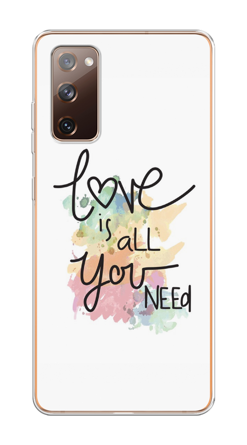 Чехол на Samsung Galaxy S20 FE "Love is all you need", Белый;черный;зеленый, 2101350-1
Чехол на Samsung Galaxy S20 FE "Love is all you need", Белый;черный;зеленый, 2101350-1