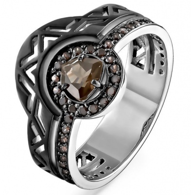 Кольцо из серебра с фианитом/раухтопазом р. 16,5 Kabarovsky 1-056-2889, 1-056-2889
Кольцо из серебра с фианитом/раухтопазом р. 16,5 Kabarovsky 1-056-2889, 1-056-2889