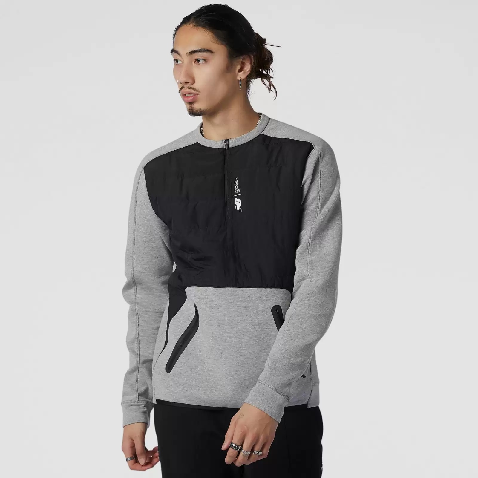 Толстовка мужская New Balance Fortitech Fleece Hybrid Crew серая L, Fortitech Fleece Hybrid Crew
Толстовка мужская New Balance Fortitech Fleece Hybrid Crew серая L, Fortitech Fleece Hybrid Crew