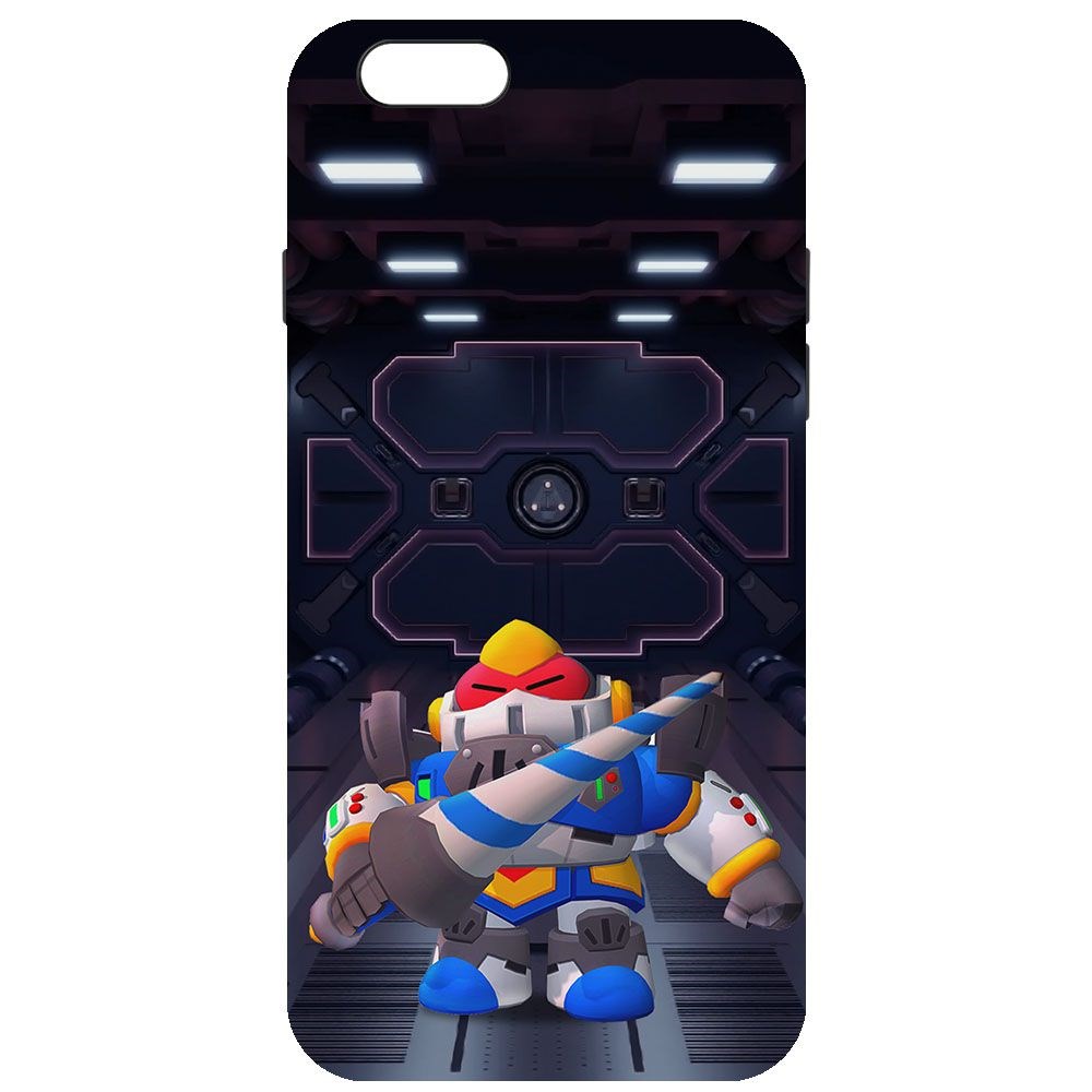 Чехол-накладка Krutoff Софт Кейс Brawl Stars - Паладин Вольт-Меха для iPhone 6/6s черный 
Чехол-накладка Krutoff Софт Кейс Brawl Stars - Паладин Вольт-Меха для iPhone 6/6s черный