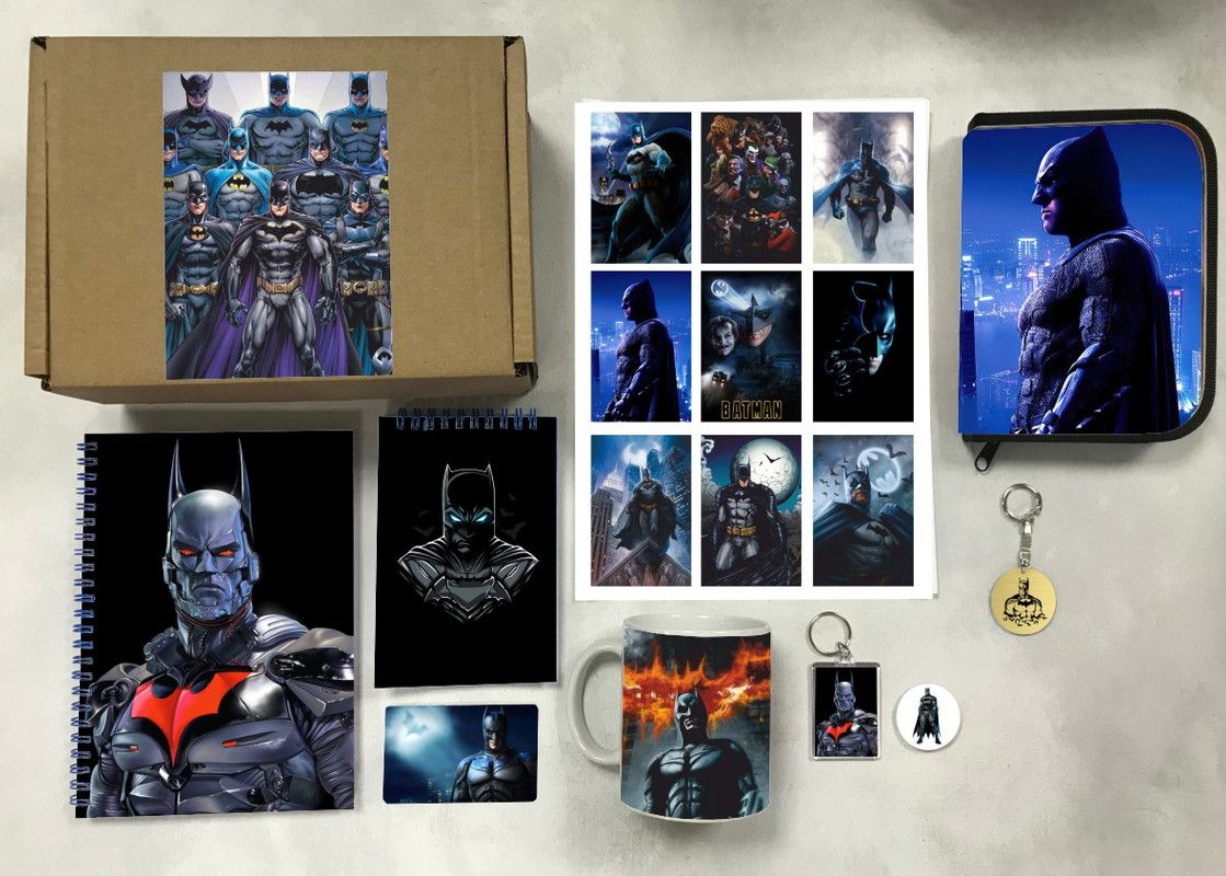 Бокс с подарком Бэтмен, The Batman, Box-310822-18, 9 предметов, Бежевый, Бэтмен, The Batman
Бокс с подарком Бэтмен, The Batman, Box-310822-18, 9 предметов, Бежевый, Бэтмен, The Batman