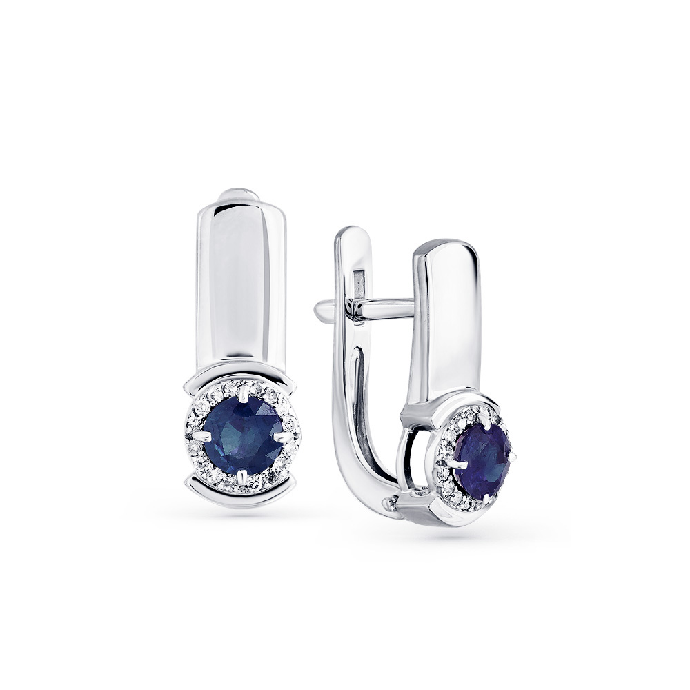 Серьги из белого золота с сапфиром, бриллиантом Мастер Бриллиант 2-207856-00-02, 2-207856-00-02
Серьги из белого золота с сапфиром, бриллиантом Мастер Бриллиант 2-207856-00-02, 2-207856-00-02