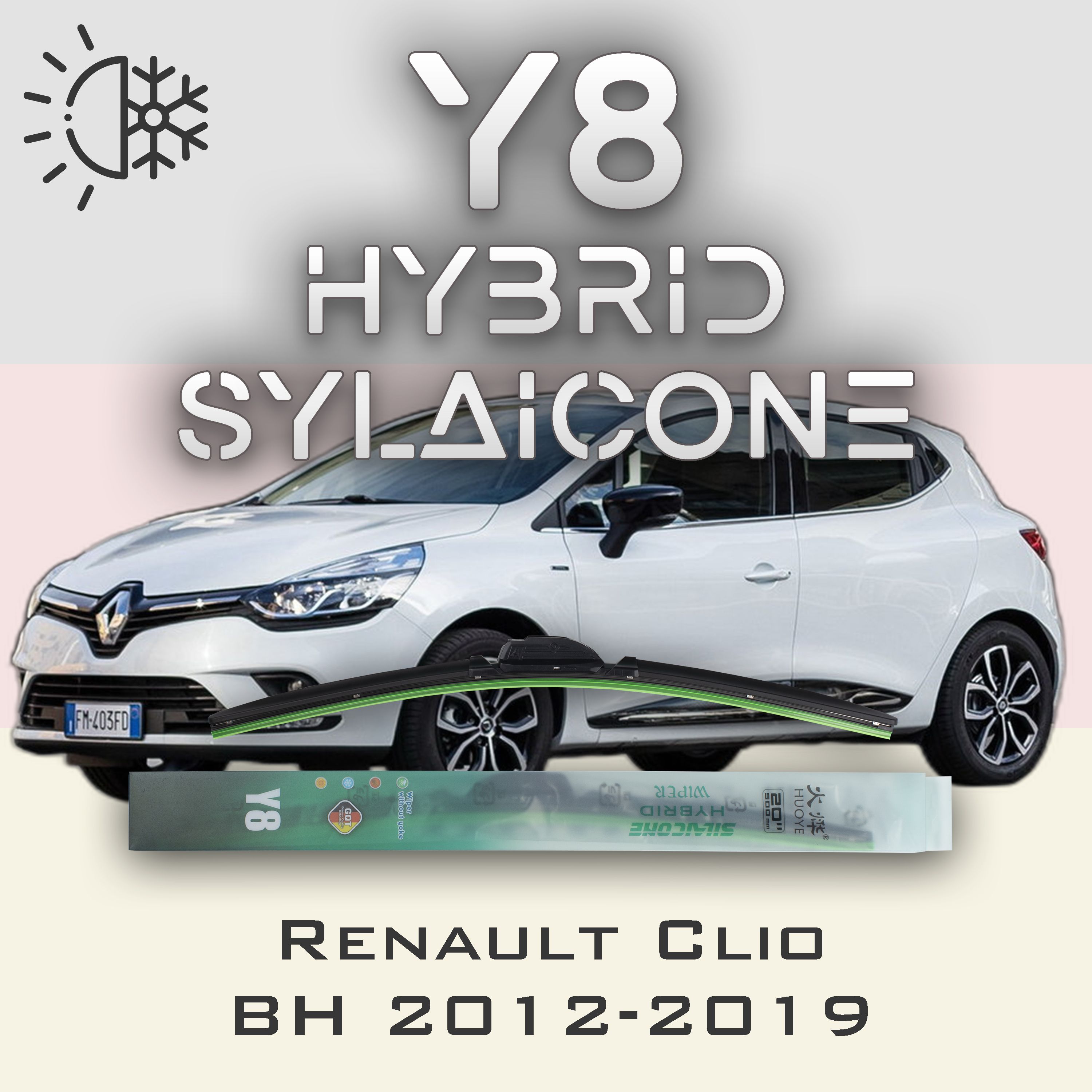 Комплект щеток стеклоочистителя HUOYE Y8-Renault Clio Grandtour 4 пок. KH 2012-2019, Y8
Комплект щеток стеклоочистителя HUOYE Y8-Renault Clio Grandtour 4 пок. KH 2012-2019, Y8