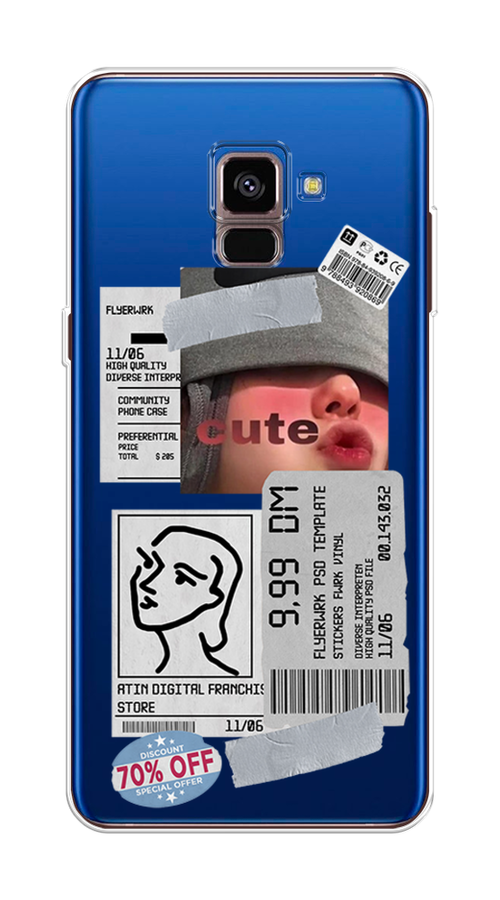 Чехол на Samsung Galaxy A8 2018 "Cute girl collage", Розовый;серый;голубой, 25450-6
Чехол на Samsung Galaxy A8 2018 "Cute girl collage", Розовый;серый;голубой, 25450-6