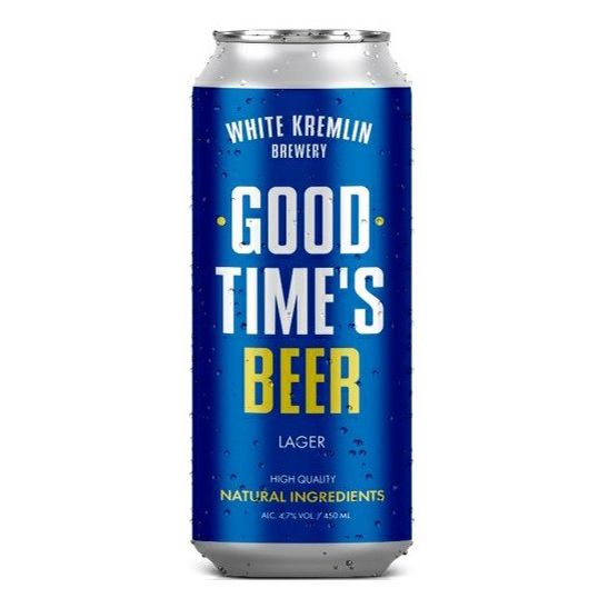 Пивной напиток White Kremlin Good time’s beer фильтрованный пастеризованный 450 мл, Светлое
Пивной напиток White Kremlin Good time’s beer фильтрованный пастеризованный 450 мл, Светлое