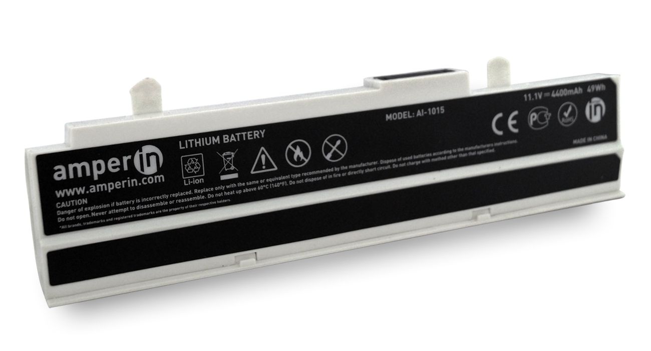 Аккумуляторная батарея Amperin AI-1015W для нетбуков Eee PC 1011, 1015, 1016, 1215, VX6 La
Аккумуляторная батарея Amperin AI-1015W для нетбуков Eee PC 1011, 1015, 1016, 1215, VX6 La