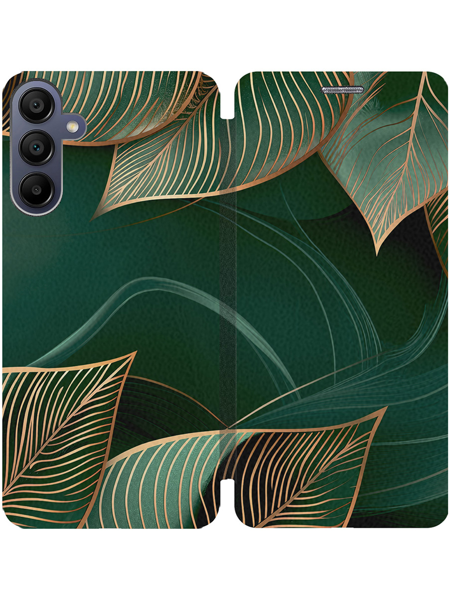 Чехол-книжка на Samsung Galaxy A15 с принтом "Малахитовые листья" черный, Зеленый;черный, 780484541
Чехол-книжка на Samsung Galaxy A15 с принтом "Малахитовые листья" черный, Зеленый;черный, 780484541