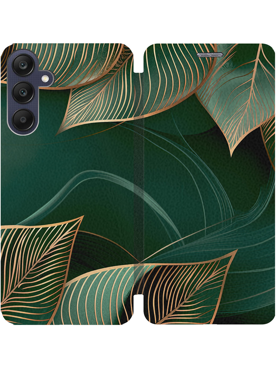 Чехол-книжка на Samsung Galaxy A25 с принтом "Малахитовые листья" черный, Зеленый;черный, 780484441
Чехол-книжка на Samsung Galaxy A25 с принтом "Малахитовые листья" черный, Зеленый;черный, 780484441