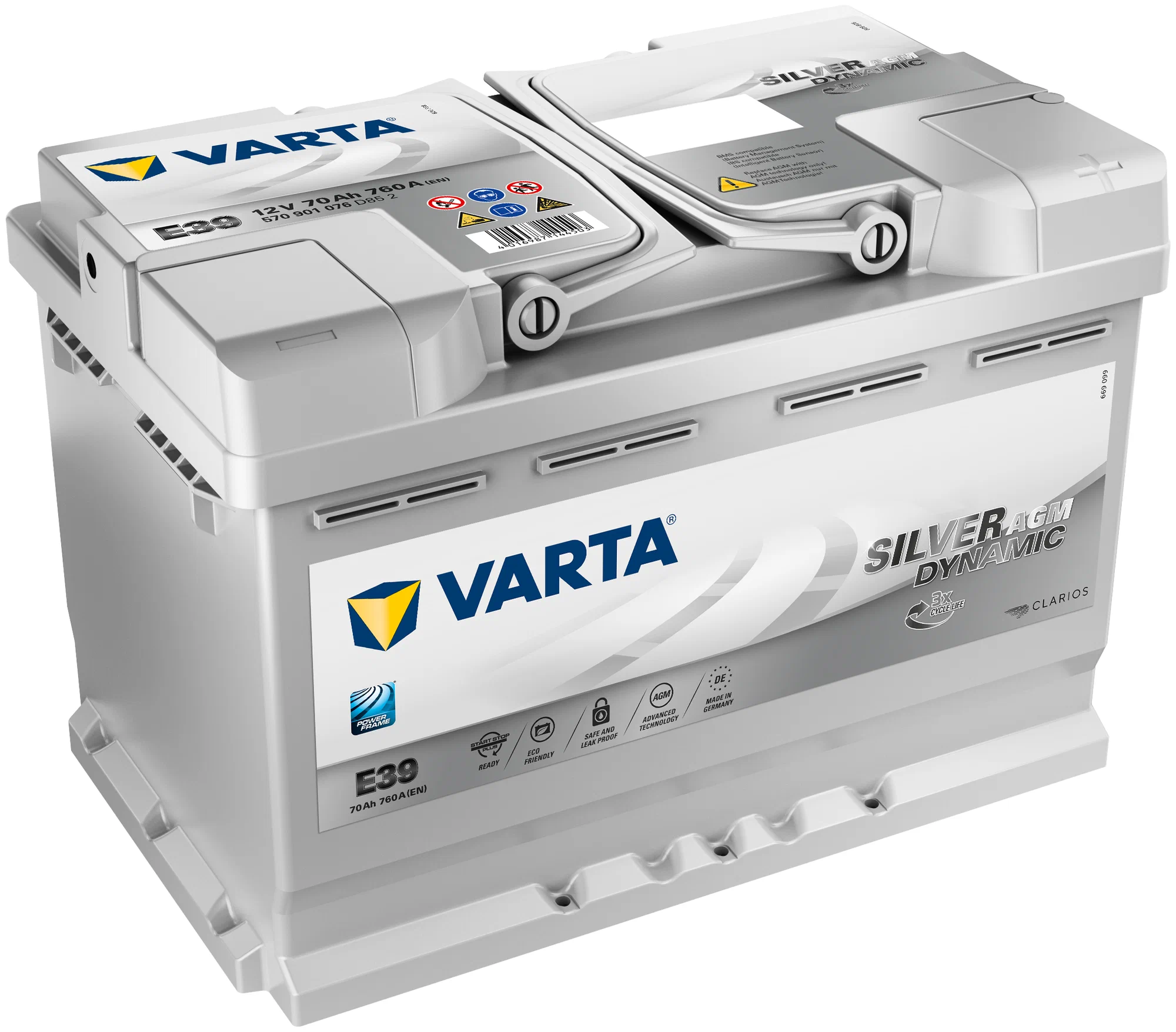 Аккумулятор Silver Dynamic AGM 12V 70AH 760A 278х175х190 Полярность 0 Клеммы 1 Крепление B
Аккумулятор Silver Dynamic AGM 12V 70AH 760A 278х175х190 Полярность 0 Клеммы 1 Крепление B