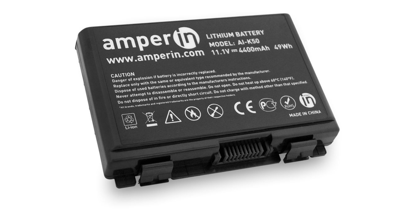 Аккумуляторная батарея Amperin AI-K50 для ноутбука Asus F5, PRO50, PRO52, PRO55, PRO57, X5
Аккумуляторная батарея Amperin AI-K50 для ноутбука Asus F5, PRO50, PRO52, PRO55, PRO57, X5