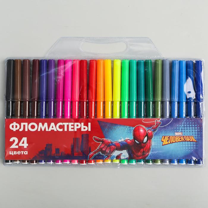 Фломастеры 24 цвета "Супергерой", Человек-Паук, Черный;коричневый;красный;оранжевый;серый;синий;фиолетовый;голубой;желтый;зеленый
Фломастеры 24 цвета "Супергерой", Человек-Паук, Черный;коричневый;красный;оранжевый;серый;синий;фиолетовый;голубой;желтый;зеленый