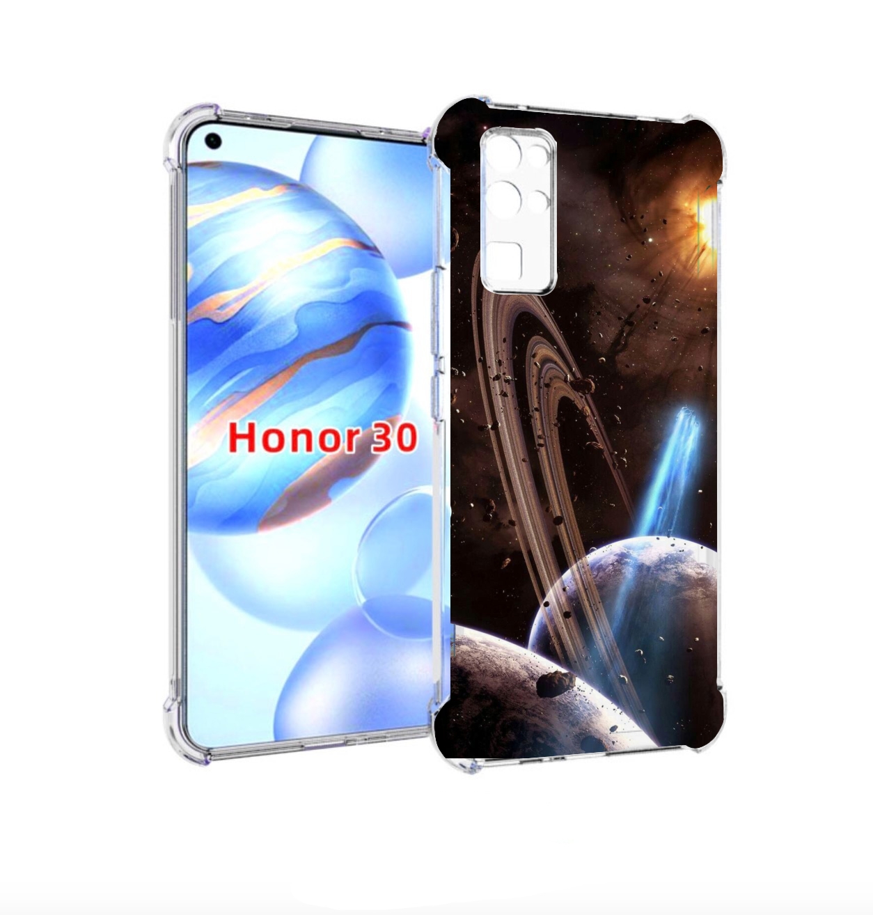 Чехол бампер MyPads сатурн в космосе для Honor 30 (BMH-AN10) про, Прозрачный, Tocco
Чехол бампер MyPads сатурн в космосе для Honor 30 (BMH-AN10) про, Прозрачный, Tocco