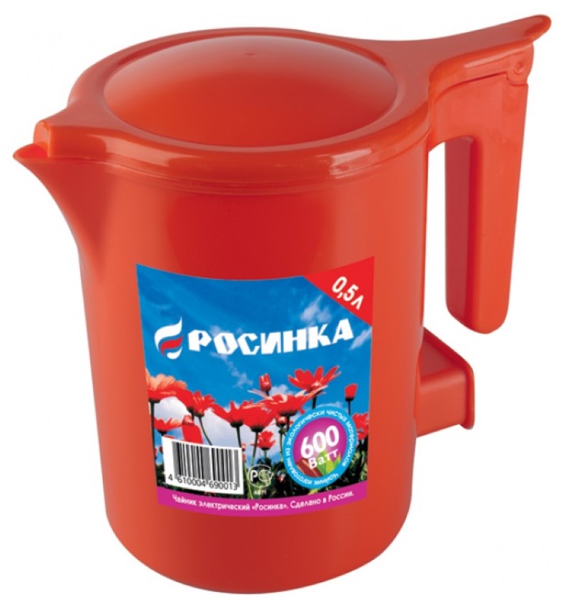 фото Чайник росинка эч 0,5 л 0,6 квт, спираль