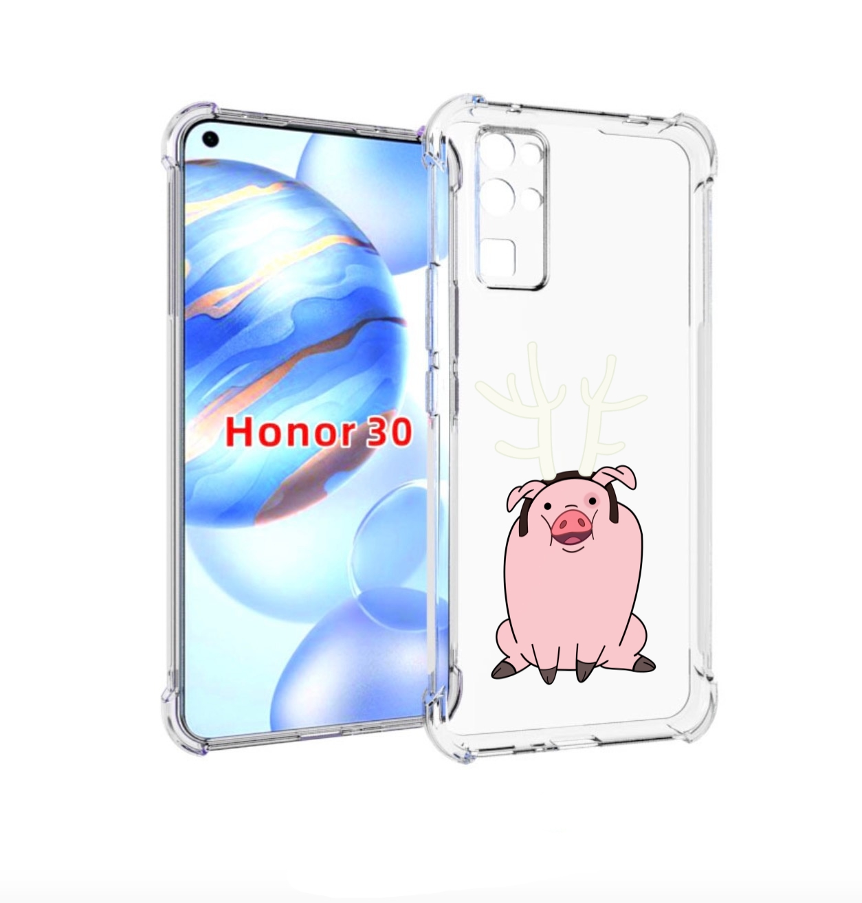 Чехол бампер MyPads поросенок-с-рогами для Honor 30 (BMH-AN10) п, Прозрачный, Tocco
Чехол бампер MyPads поросенок-с-рогами для Honor 30 (BMH-AN10) п, Прозрачный, Tocco