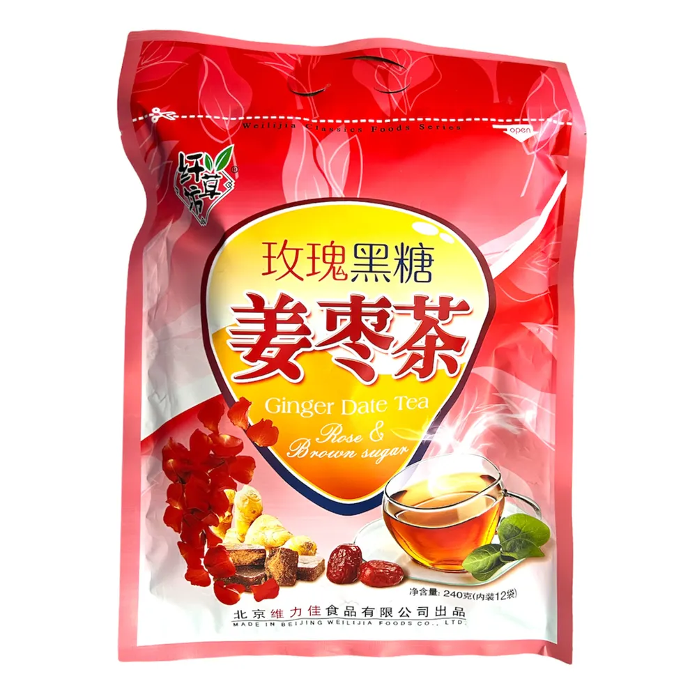 Чай Beijing Weilijia Foods Co имбирно-финиковый с розой и коричневым сахаром, 240 г, чай роза
Чай Beijing Weilijia Foods Co имбирно-финиковый с розой и коричневым сахаром, 240 г, чай роза
