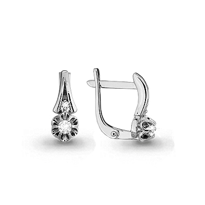 Серьги из белого золота с бриллиантом Aquamarine Aquamarine 940865А_585_бз, 940865А_585_бз
Серьги из белого золота с бриллиантом Aquamarine Aquamarine 940865А_585_бз, 940865А_585_бз