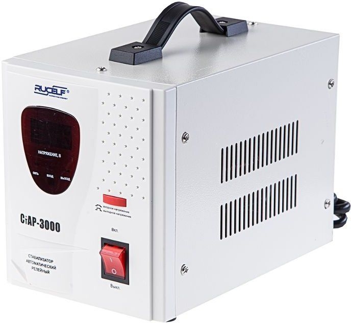 Стабилизатор напряжения Rucelf СтАР-3000 белый
Стабилизатор напряжения Rucelf СтАР-3000 белый