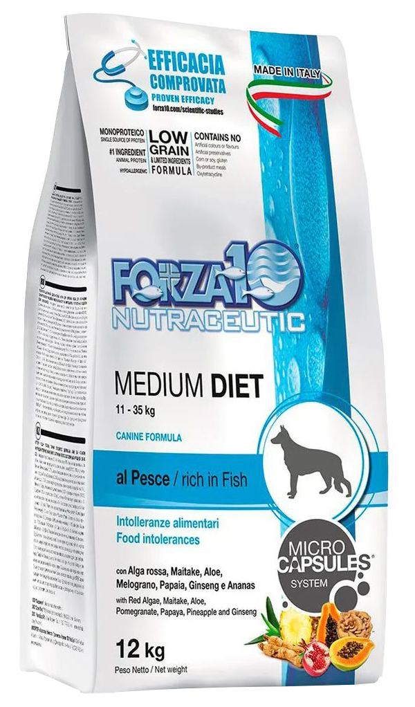 FORZA10 FORZA10 DOG MEDIUM DIET монобелковый для взрослых собак средних пород при аллергии
FORZA10 FORZA10 DOG MEDIUM DIET монобелковый для взрослых собак средних пород при аллергии