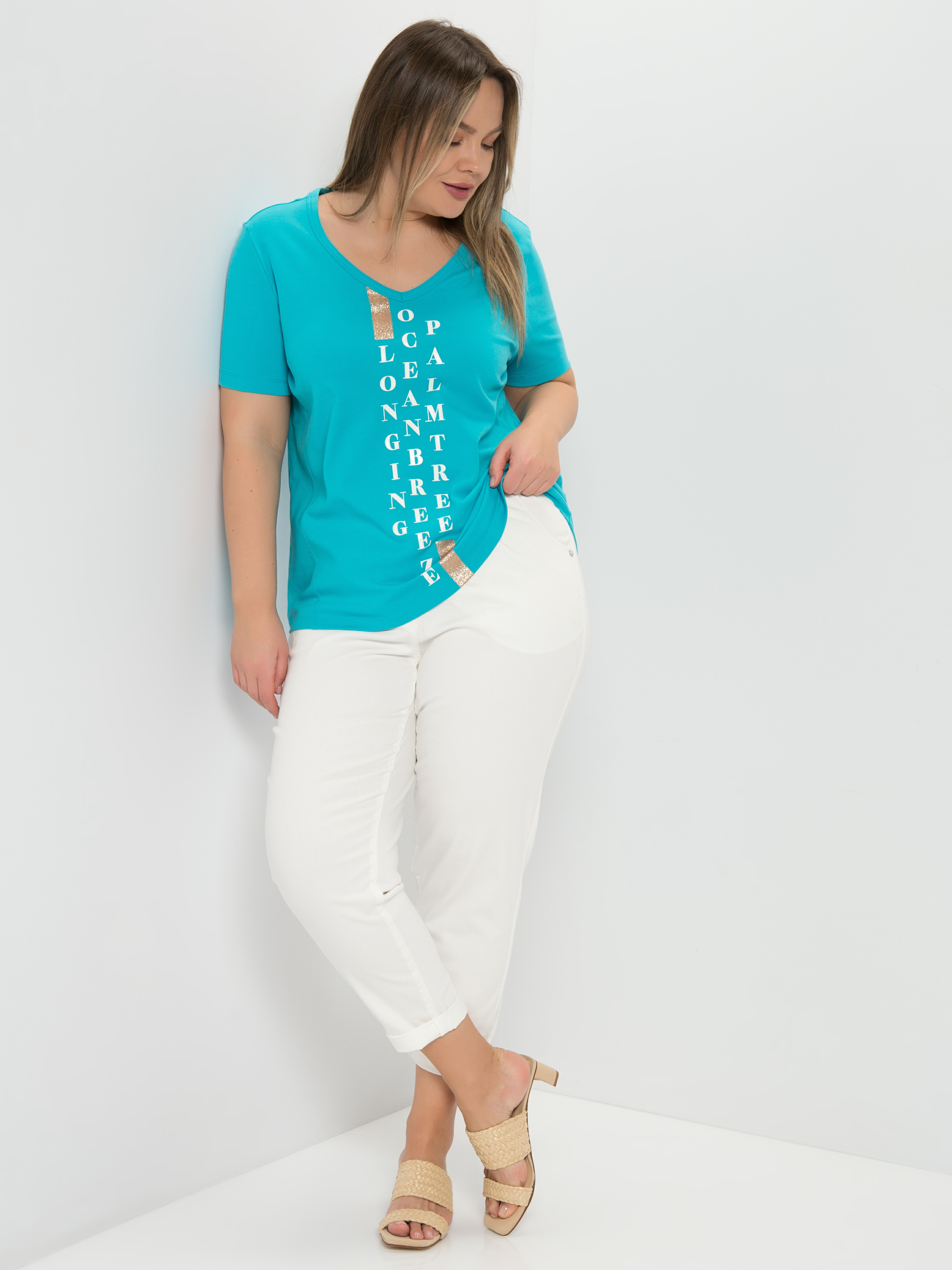 Футболка женская SAMOON by GERRY WEBER 871040-26206-8562 голубая 46, 871040-26206-8562
Футболка женская SAMOON by GERRY WEBER 871040-26206-8562 голубая 46, 871040-26206-8562