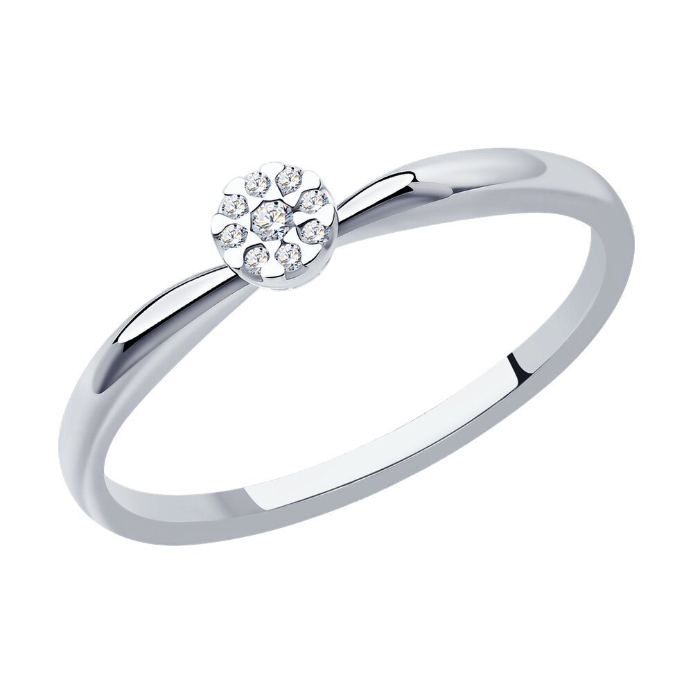 Кольцо помолвочное из белого золота с бриллиантом р. SOKOLOV Diamonds 1012333-3, 1012333-3
Кольцо помолвочное из белого золота с бриллиантом р. SOKOLOV Diamonds 1012333-3, 1012333-3