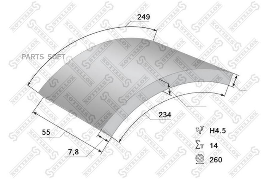 STELLOX 8501132SX 85-01132-SX_накладки торм. с ЗАКЛЕПКАМИ STD !(260x55) (91022 4x10 52) \O
STELLOX 8501132SX 85-01132-SX_накладки торм. с ЗАКЛЕПКАМИ STD !(260x55) (91022 4x10 52) \O