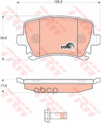 Колодки Тормозные Vw Golf,Touran Audi A3,A6 Skoda Octavia Задние (4Шт.) Trw Gdb1622
Колодки Тормозные Vw Golf,Touran Audi A3,A6 Skoda Octavia Задние (4Шт.) Trw Gdb1622