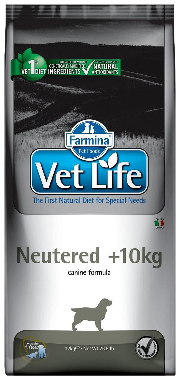 FARMINA FARMINA VET LIFE CANIN NEUTERED для взрослых кастрированных и стерилизованных соба
FARMINA FARMINA VET LIFE CANIN NEUTERED для взрослых кастрированных и стерилизованных соба