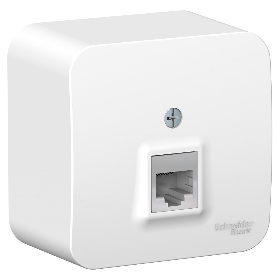 Розетка компьютерная Schneider Electric Blanca RJ45 категории 5, открытый монтаж,, Белый
Розетка компьютерная Schneider Electric Blanca RJ45 категории 5, открытый монтаж,, Белый