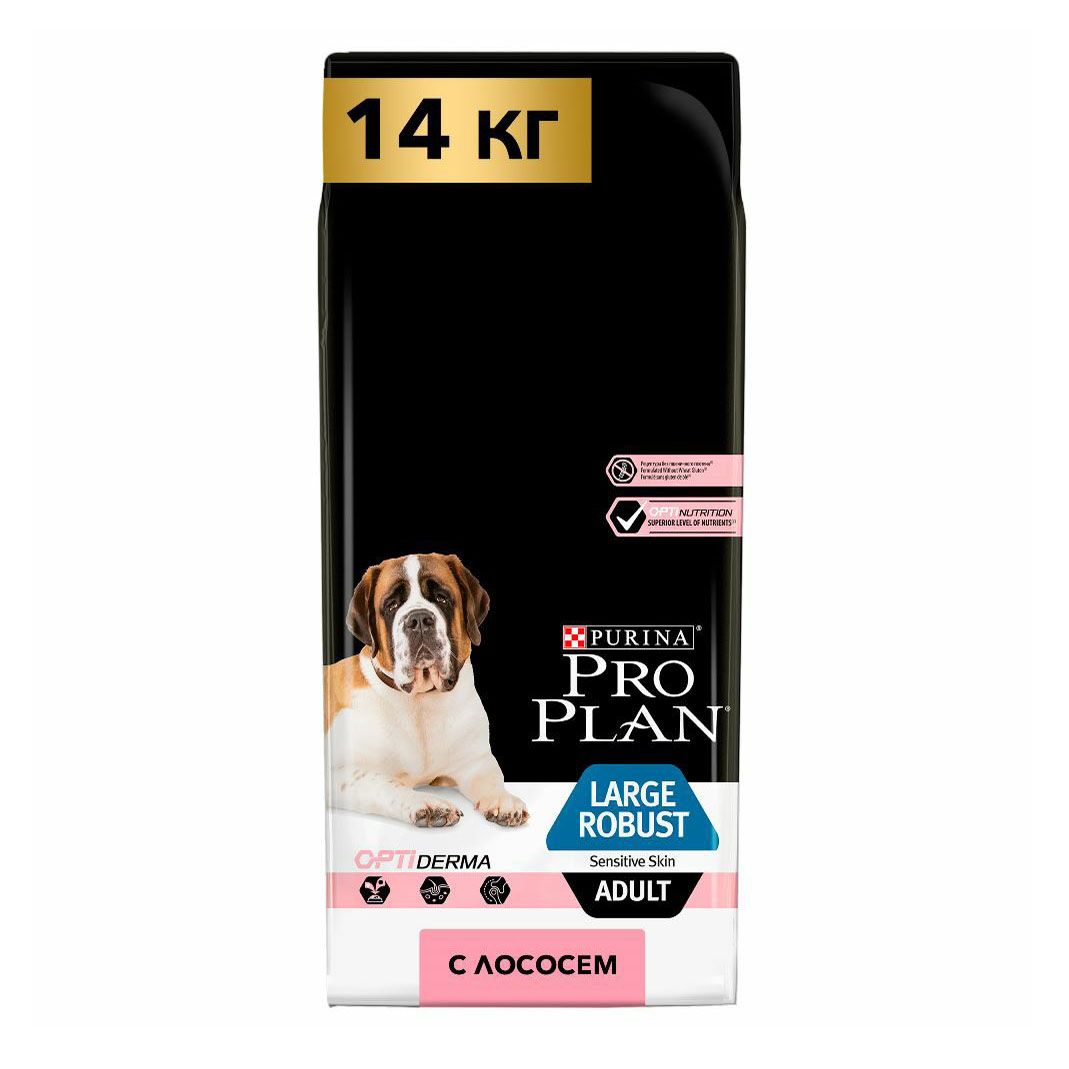 Сухой корм Pro Plan Large Adult Robust Sensitive Skin Лосось для собак крупных пород 14 кг
Сухой корм Pro Plan Large Adult Robust Sensitive Skin Лосось для собак крупных пород 14 кг