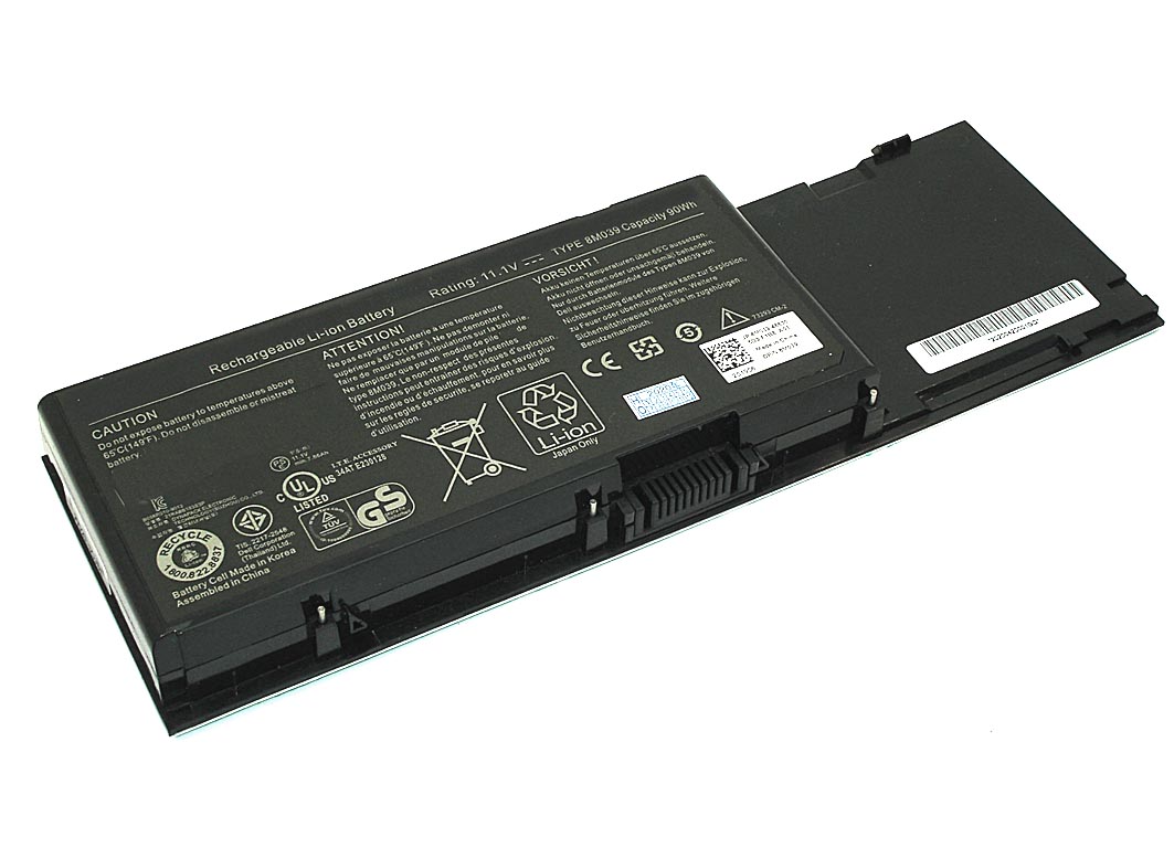 Аккумуляторная батарея 4P887, P267P, PG474 для ноутбука Dell Precision M6500 Series, p/n:
Аккумуляторная батарея 4P887, P267P, PG474 для ноутбука Dell Precision M6500 Series, p/n: