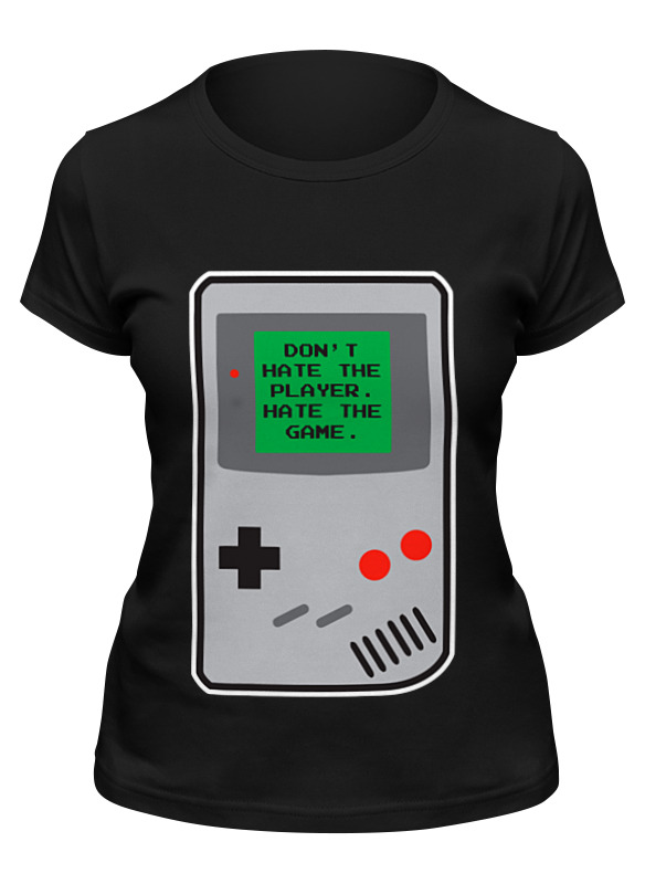 Футболка женская Printio Don't hate the player (gameboy) черная M, Черный, Don't hate the player (gameboy)
Футболка женская Printio Don't hate the player (gameboy) черная M, Черный, Don't hate the player (gameboy)