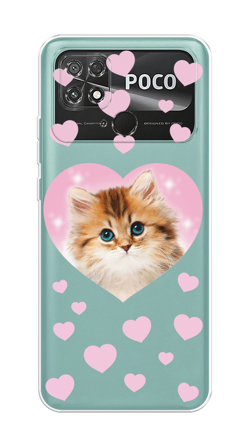 Чехол на Xiaomi Poco C40 "Котенок в сердце", Розовый;оранжевый;белый;прозрачный, 315850-1
Чехол на Xiaomi Poco C40 "Котенок в сердце", Розовый;оранжевый;белый;прозрачный, 315850-1